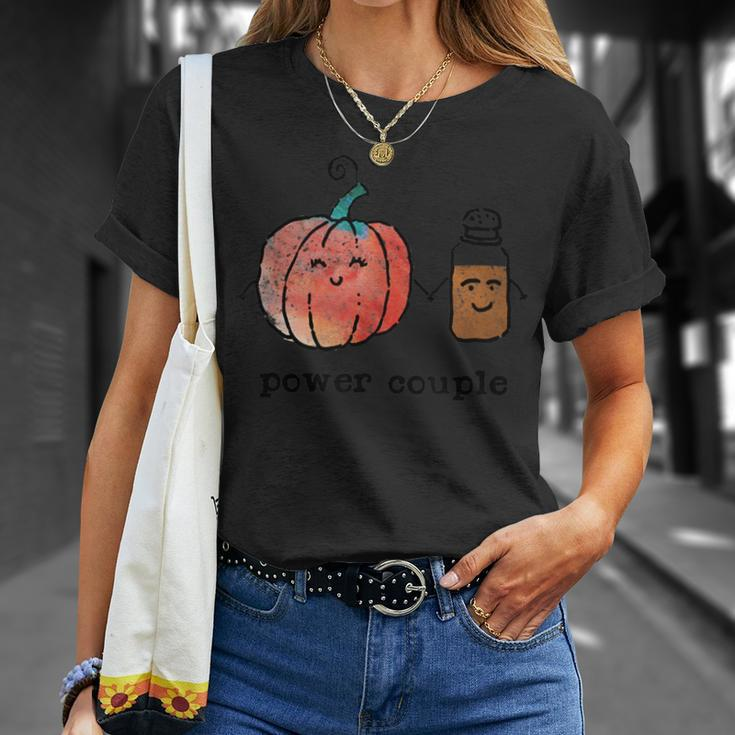 Power Couple Cute Pumpkin And Spice T-Shirt Gifts for Her