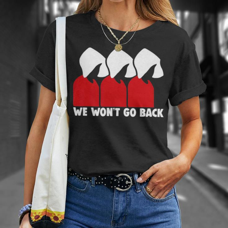 Pro Choice Feminist We Won't Go Back T-Shirt Gifts for Her