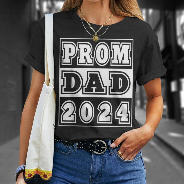 Prom Dad 2024 High School Prom Dance Parent Chaperone T-Shirt Gifts for Her