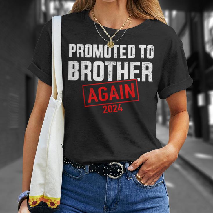 Promoted To Big Brother 2024 Again For New Baby Shower T-Shirt Gifts for Her