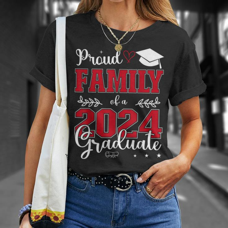 Proud Family Of A Class Of 2024 Graduate For Graduation T-Shirt Gifts for Her