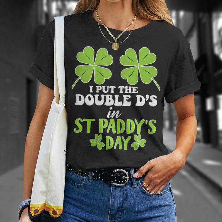 I Put The Double D's In St Paddy's Day T-Shirt Gifts for Her