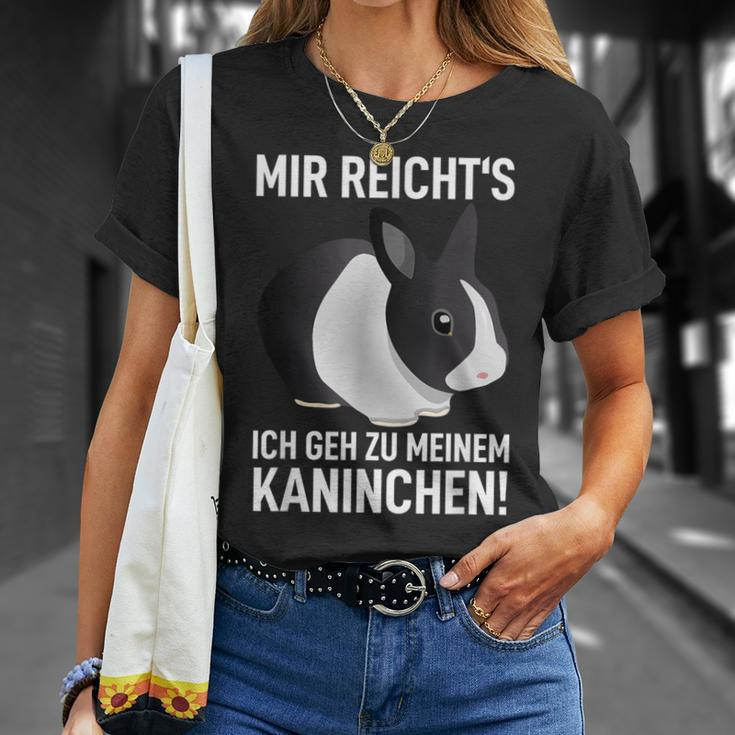 Rabbit Mir Reicht's Ich Geh Zu Meinem Rabbit T-Shirt Geschenke für Sie