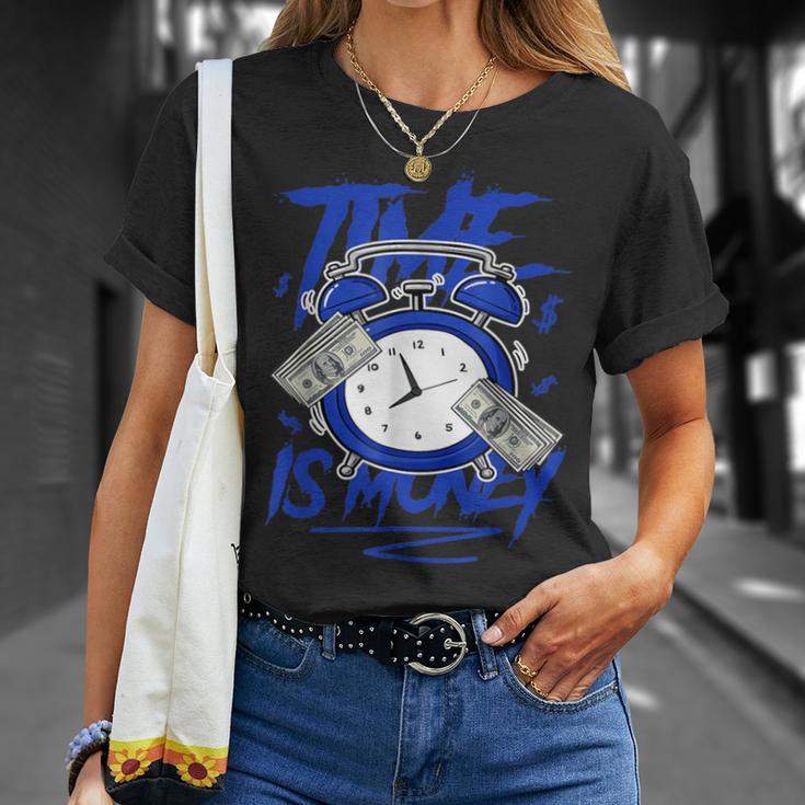 Racer Blue 5S To Match Time Is Money Shoes 5 Racer Blue T-Shirt Gifts for Her