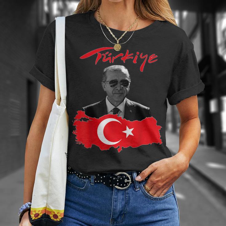 Recep Tayyip Erdogan Türkiye Flag T-Shirt Geschenke für Sie