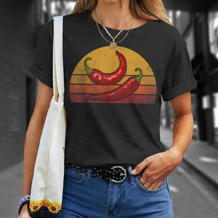 Red Chili-Peppers Red Hot Vintage Chili-Peppers T-Shirt Gifts for Her