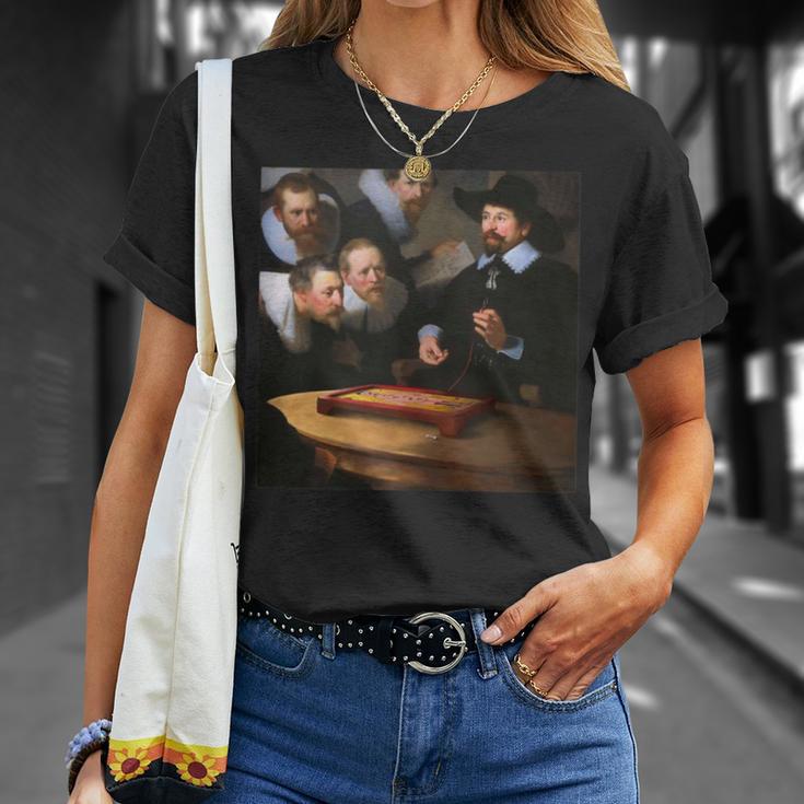 Rembrandt's The Anatomy Lesson Of Dr Tulp Operation Game T-Shirt Gifts for Her