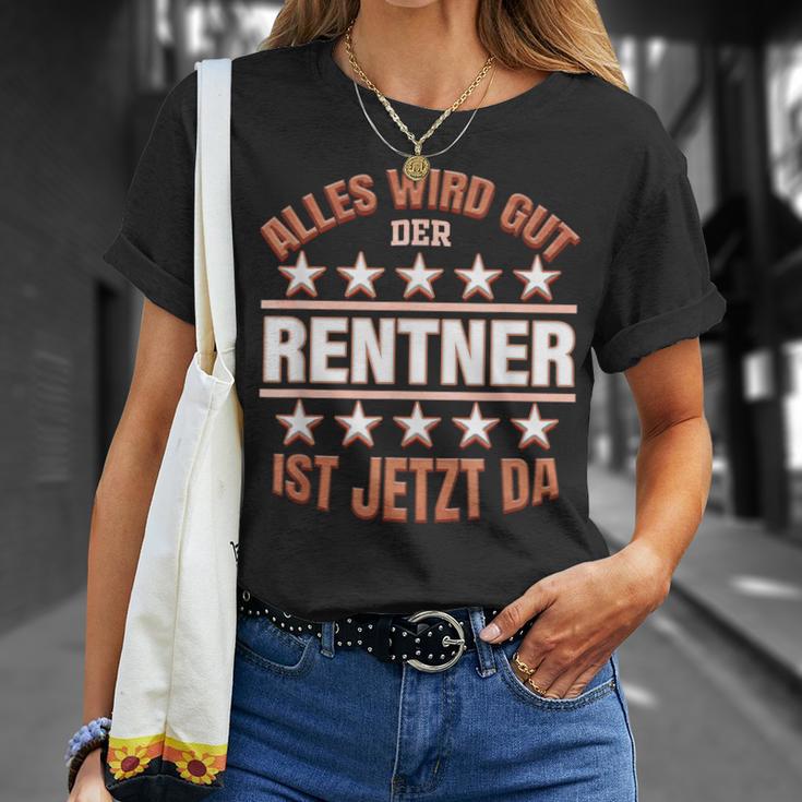 Rentner Abschied Rente Für Ruhestand Pensionierung Opa T-Shirt Geschenke für Sie