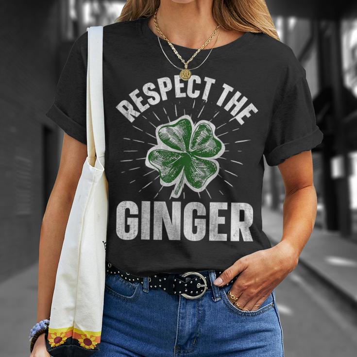 Respect The Ginger Quote For A Redhead T-Shirt Gifts for Her