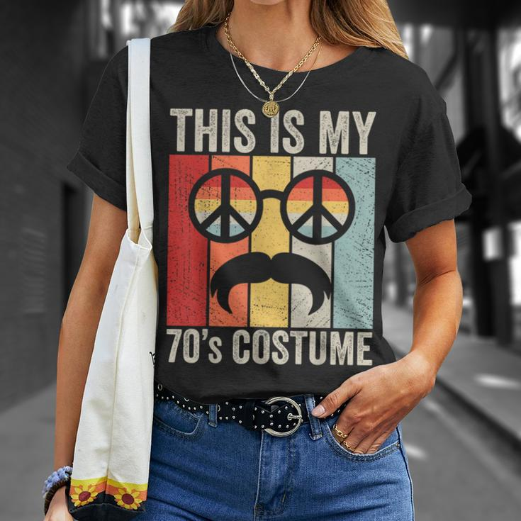 Retro This Is My 70S Costume 70 Styles 1970S Vintage Hippie T-Shirt Gifts for Her
