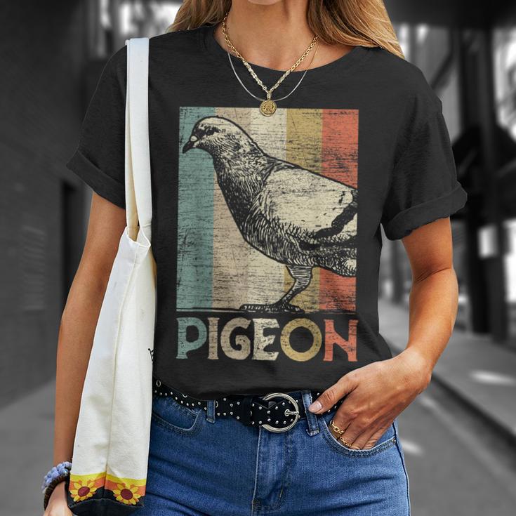 Retro Dove T-Shirt Geschenke für Sie