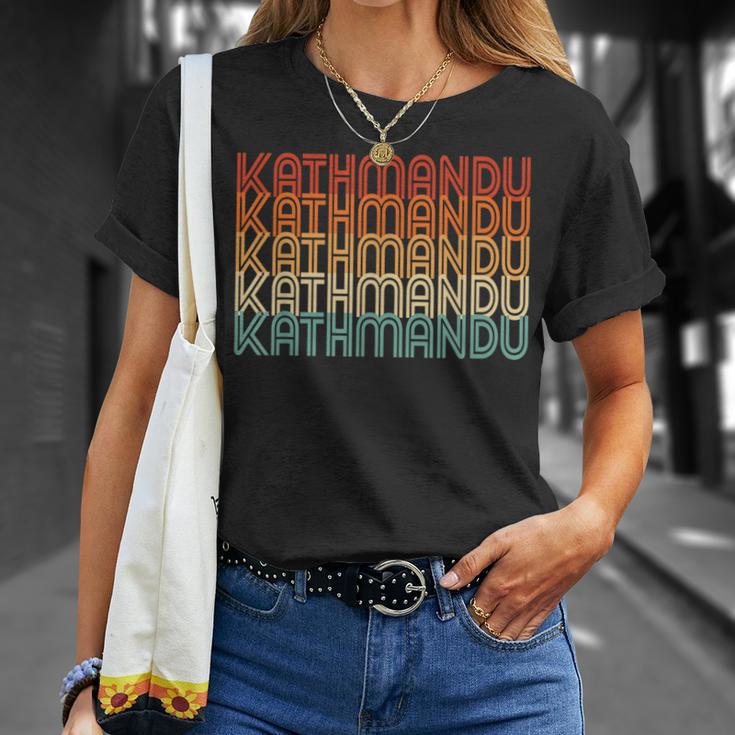 Retro Kathmandu T-Shirt Geschenke für Sie