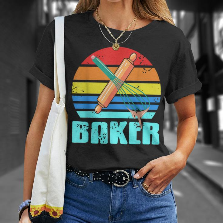 Retrointage Baker Awesome Baker s Geschenk T-Shirt Geschenke für Sie