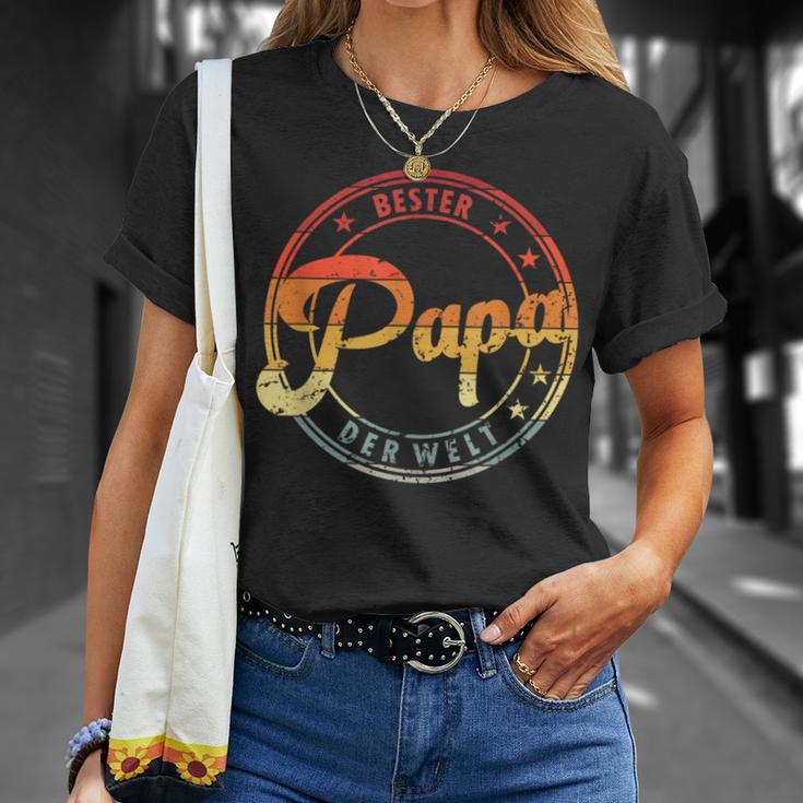 Retrointage Bester Papa Der Welt S T-Shirt Geschenke für Sie