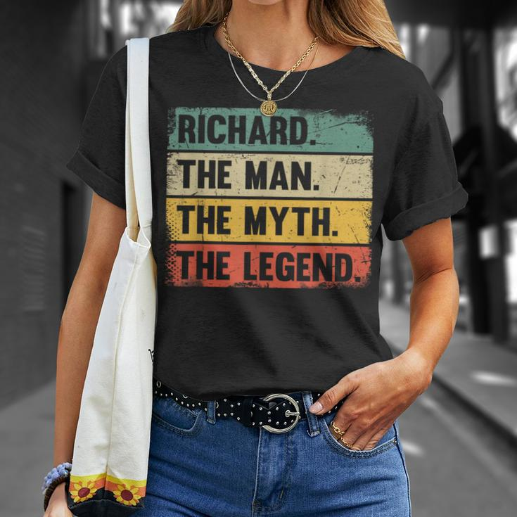 Richard The Man The Myth The Legend Retro For Richard T-Shirt Gifts for Her
