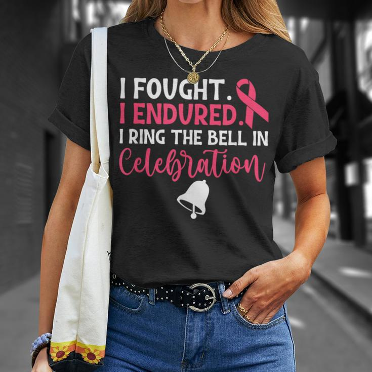 Ring The Bell Last Day Of Chemo End Of Chemo Cancer Survivor T-Shirt Gifts for Her
