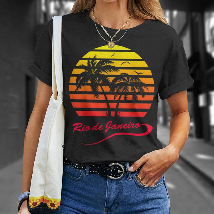 Rio De Janeiro Sunset T-Shirt Geschenke für Sie