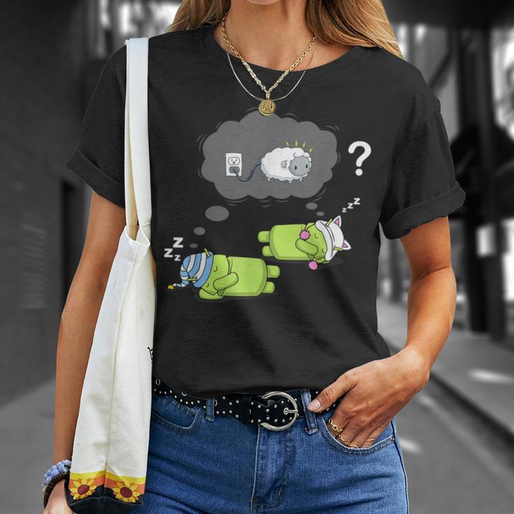 Robot Dream Of Electric Sheep Sci-Fi Replicant Blade T-Shirt Gifts for Her