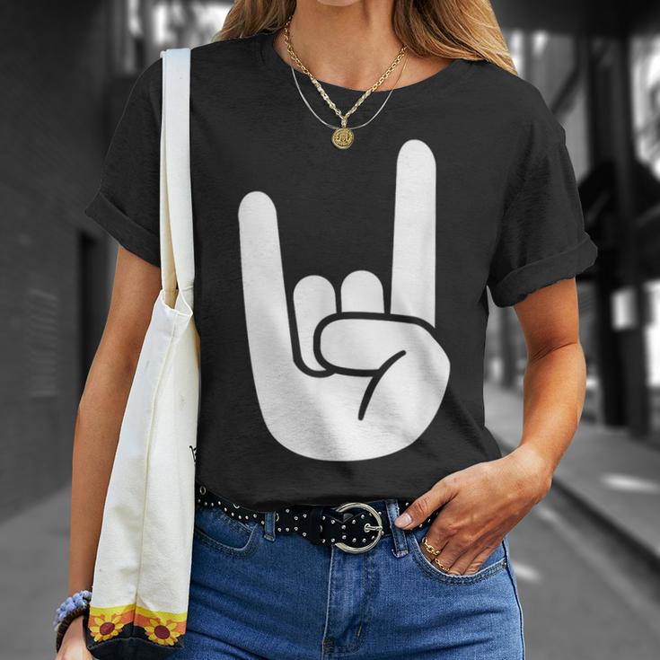 Rock Hand T-Shirt Geschenke für Sie