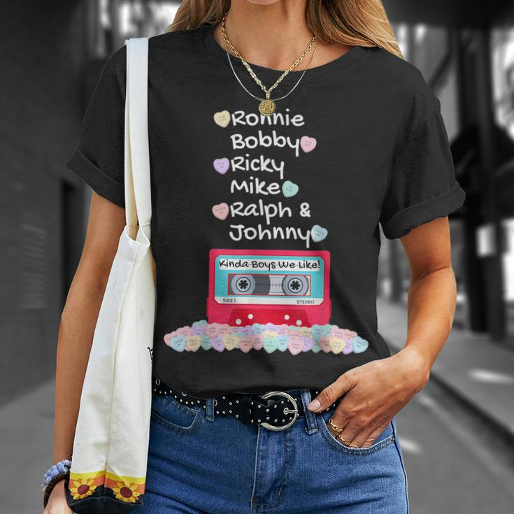 Ronnie Bobby Ricky Mike Ralph And Johnny Kinda Boys We Like T-Shirt Gifts for Her