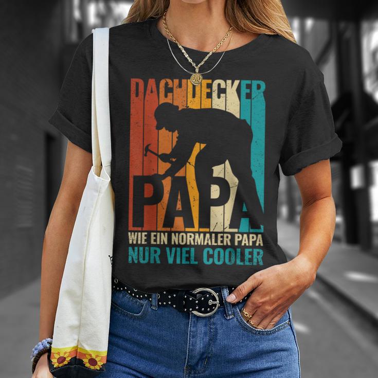 Roofer Papa Nur Cooleratertag Stolze Dachdeckerei T-Shirt Geschenke für Sie