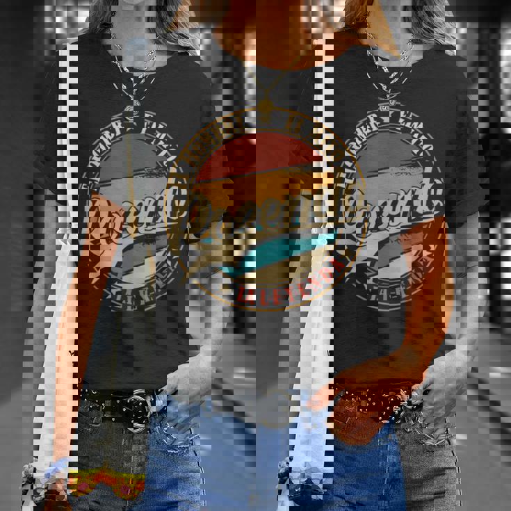 Rosendo El Hombre El Mito La Leyenda Primeros Nombres Camiseta unisex Regalos para ella