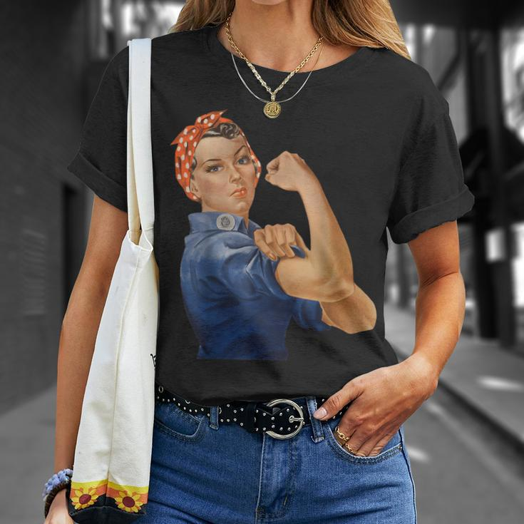 Rosie The Riveter We Can Do It Feminist RetroT-Shirt Gifts for Her