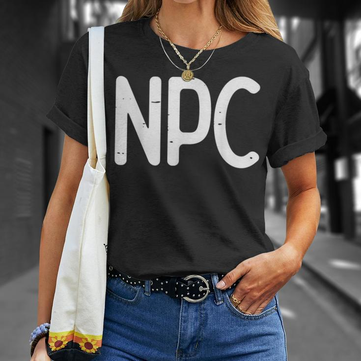Rpg Gamer Npc Non Player Character Boys T-Shirt Gifts for Her