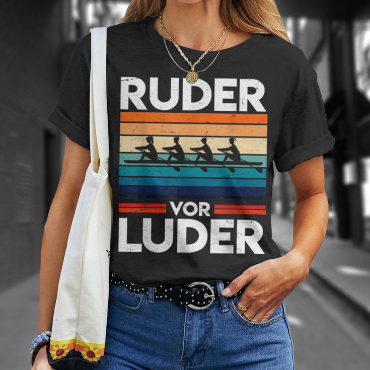 Ruderor Luder For Rowing Athletes Or Rowing Clubs T-Shirt Geschenke für Sie