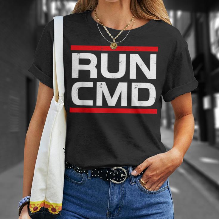 Run Cmd Programmer Sys Admin T-Shirt Geschenke für Sie