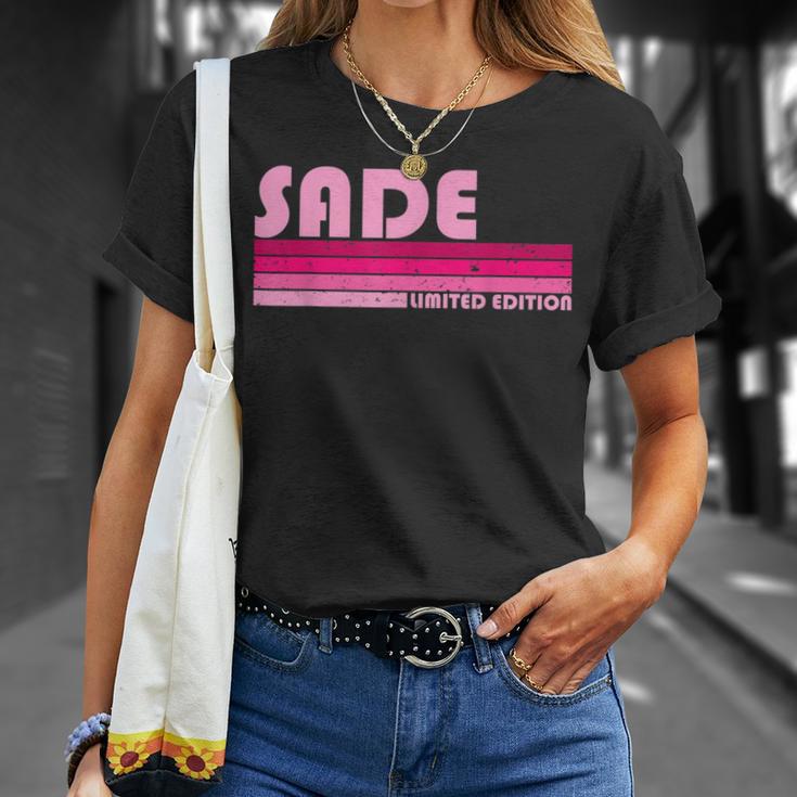 Sade Name Personalized Retro Vintage 80S 90S Birthday T-Shirt Gifts for Her