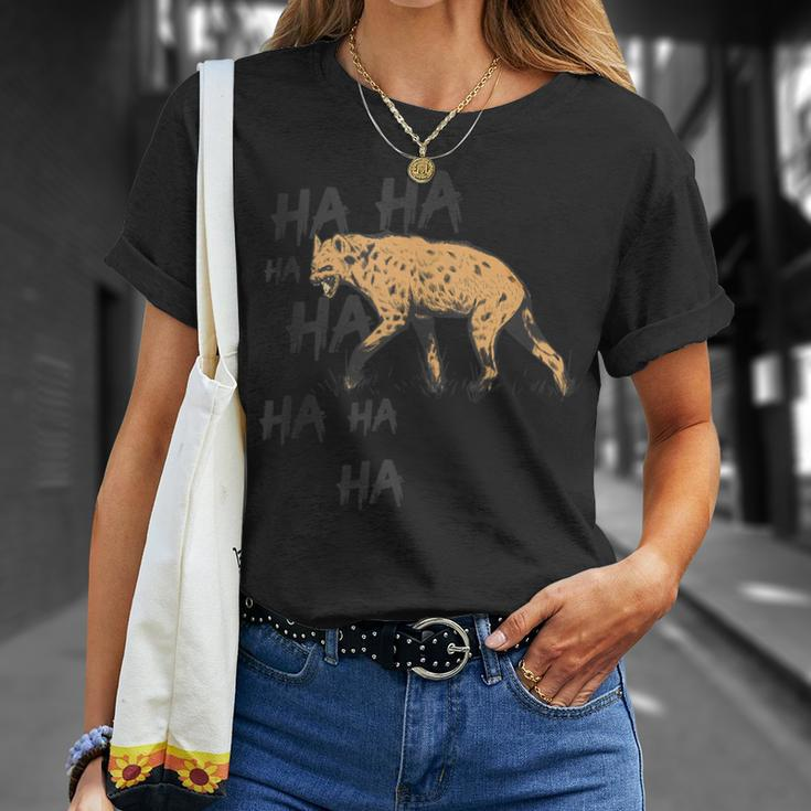 Safari Animal Common Laughing Hyena T-Shirt Gifts for Her