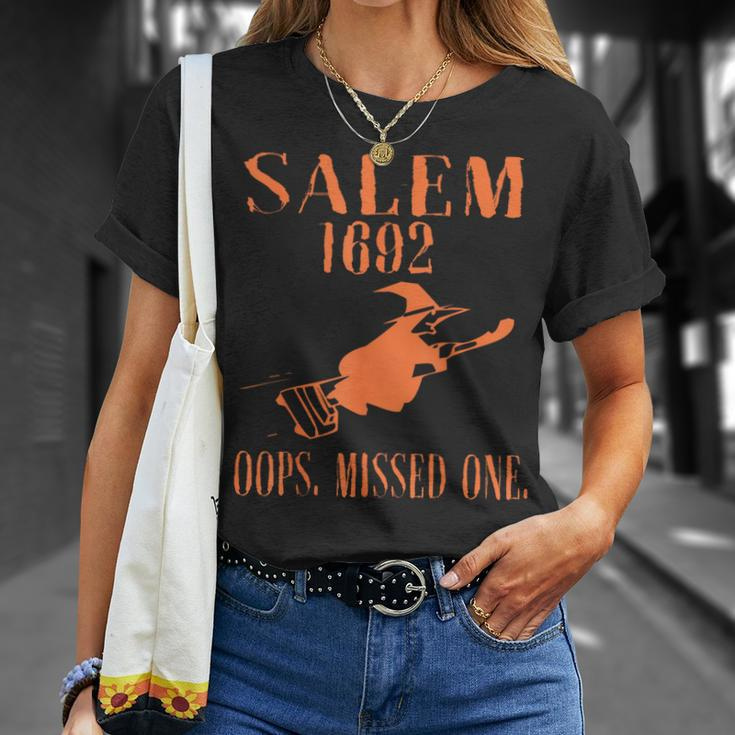 Salem Oops Missed One Salem Witch Trendy T-Shirt Gifts for Her