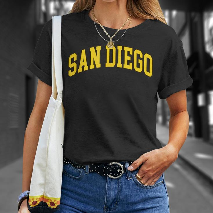 San Diego Hometown Pride Throwback Print Classic T-Shirt Gifts for Her