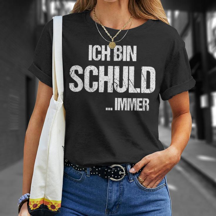 Sarcasm Ich Bin Schuld T-Shirt Geschenke für Sie