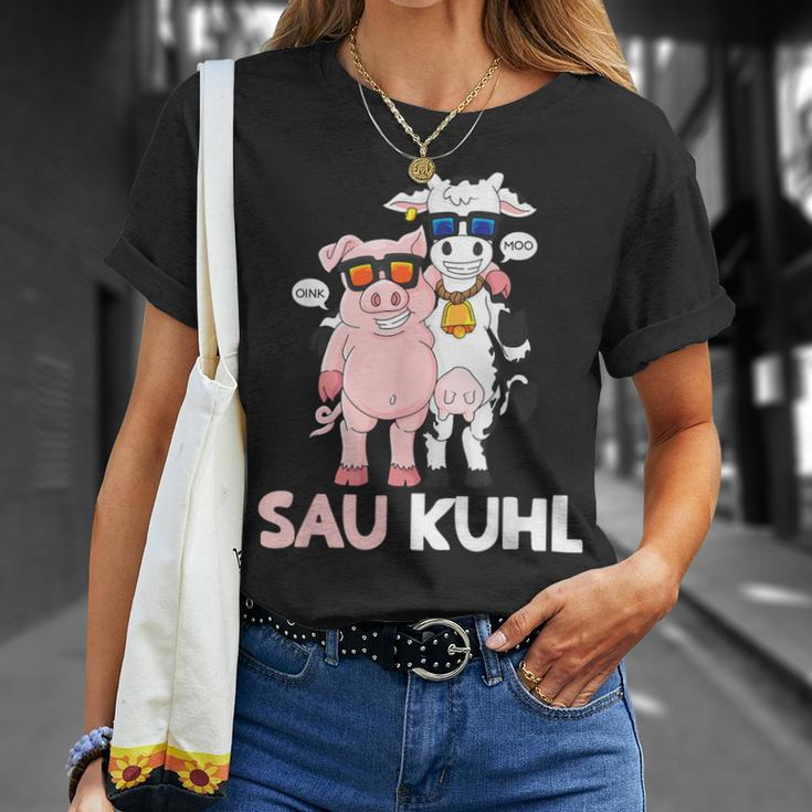 Sau Kuhl Word Game Cows Pig T-Shirt Geschenke für Sie