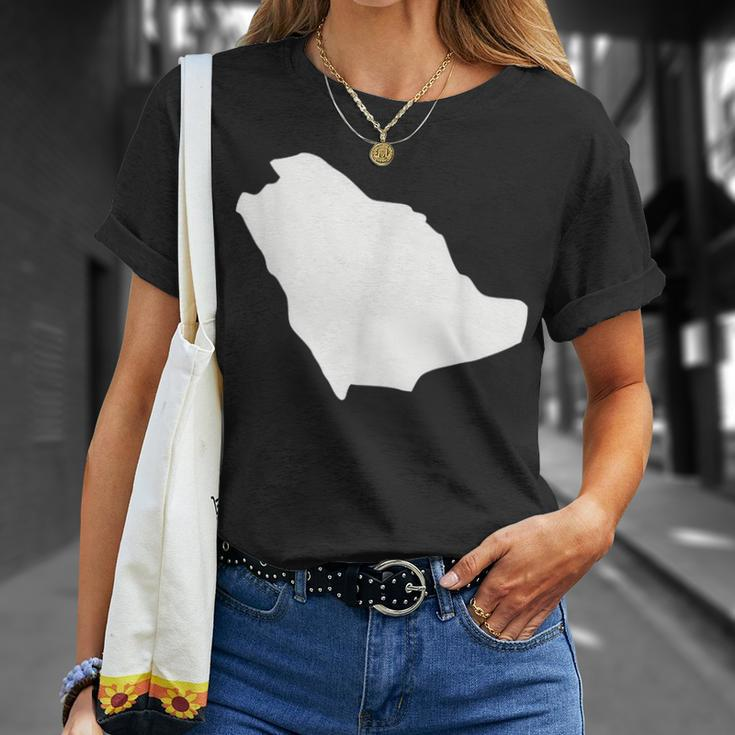 Saudi Arabia Map T-Shirt Gifts for Her