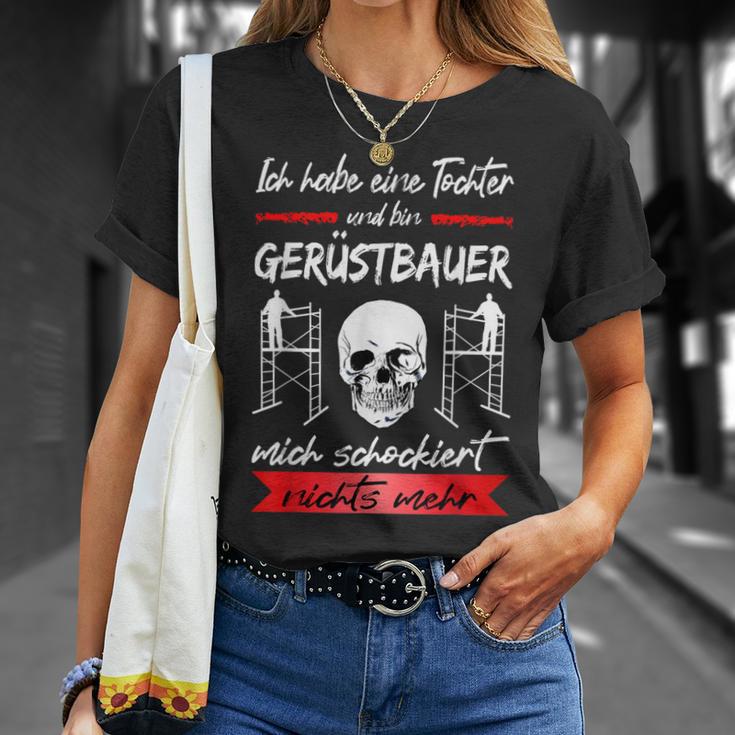 Scaffolding Ich Habe Eine Tochter Und Bin Scaffolder Ich H T-Shirt Geschenke für Sie