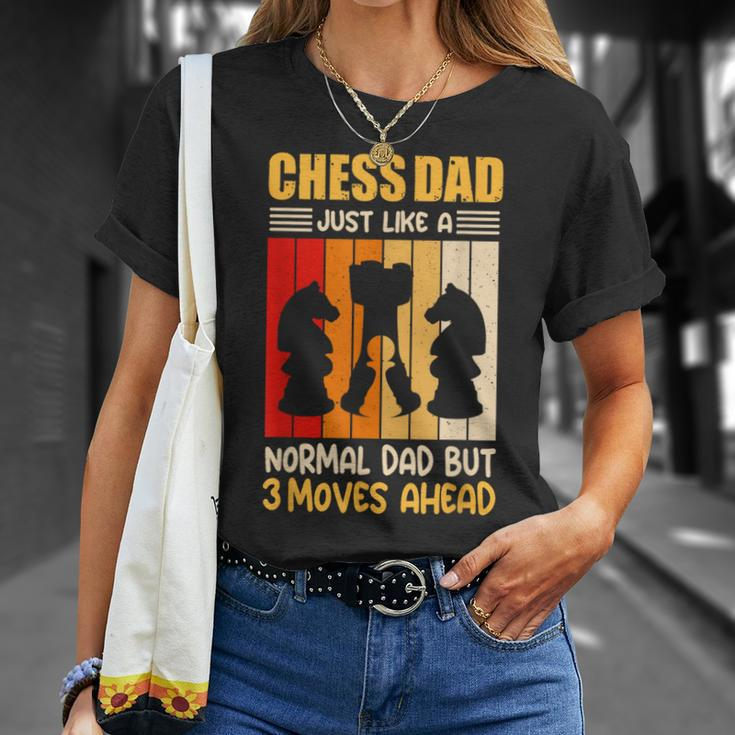 Schach Spielender Vater Schachmeister T-Shirt Geschenke für Sie
