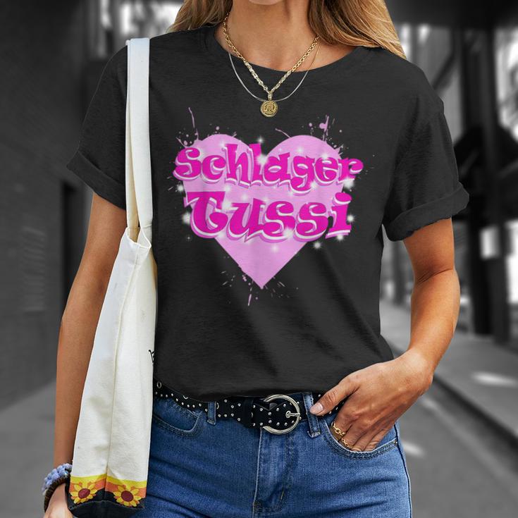 Schlager Tussi And Schlagertussi With Heart T-Shirt Geschenke für Sie