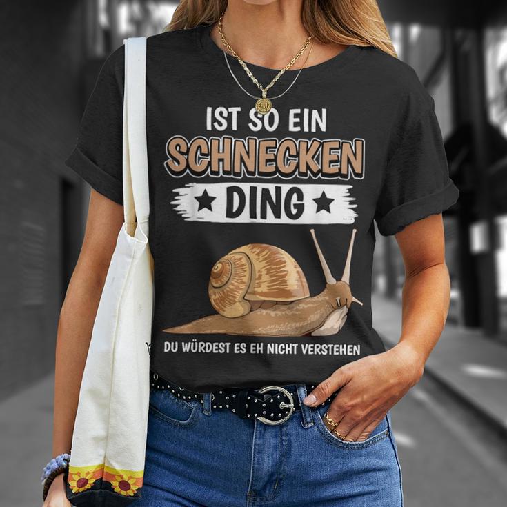 Schnecken Ding Slogan T-Shirt, Lustige Schnecken Motiv Tee Geschenke für Sie