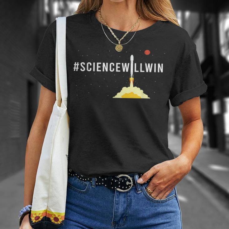 Sciencewillwin Science Will Win T-Shirt Gifts for Her
