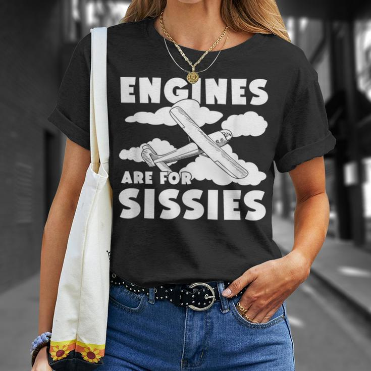 Segelflieger Stiller Flug Segelflugzeug-Liebhaber Frech T-Shirt Geschenke für Sie