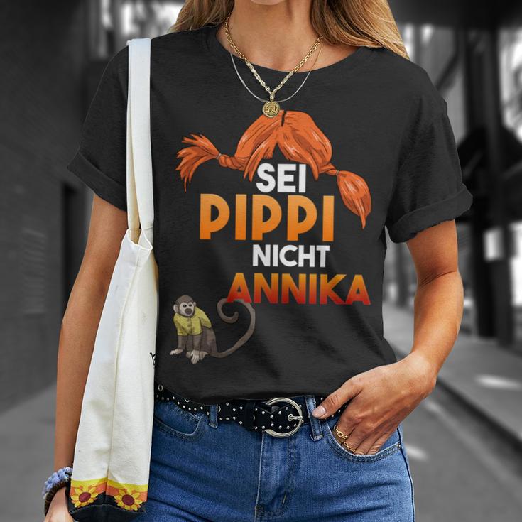 Sei Pippi Nicht Annika Langärmeliges Shirt, Emanzipations Powerfrauen Tee Geschenke für Sie