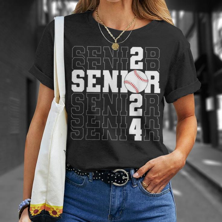 Senior 2024 Class Of 2024 Baseball Graduation 2024 T-Shirt Gifts for Her
