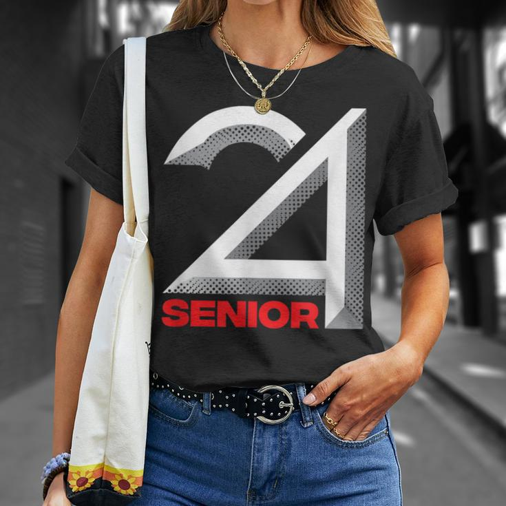 Senior Class Of 2024 Graduation High School College T-Shirt Gifts for Her