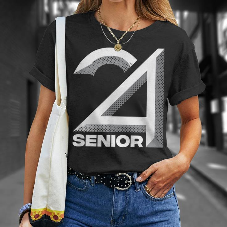 Senior Class Of 2024 Graduation High School College T-Shirt Gifts for Her