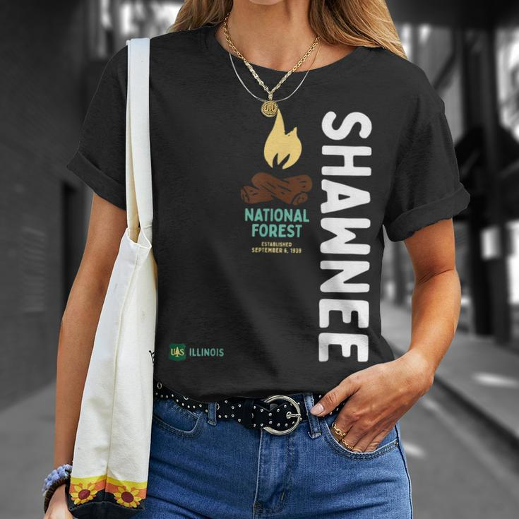 Shawnee National Forest Vertical Illinois T-Shirt Gifts for Her