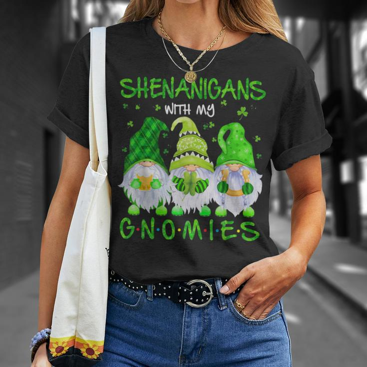 Shenanigans With My Gnomies St Patrick's Day Gnome Lover T-Shirt Gifts for Her