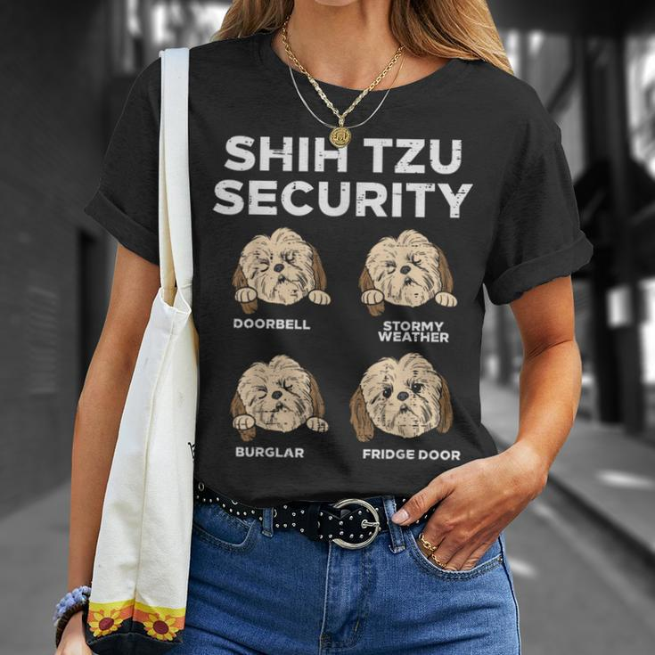 Shih Tzu Security Animal Pet Dog Lover Owner T-Shirt Gifts for Her